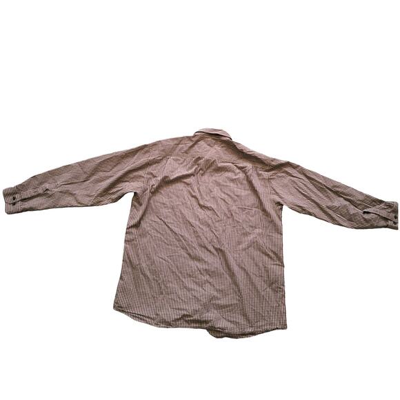 Columbia Sportswear Brown Plaid Button Down Shirt Long Sleeve Shirt Men Sz XL - Picture 4 of 6